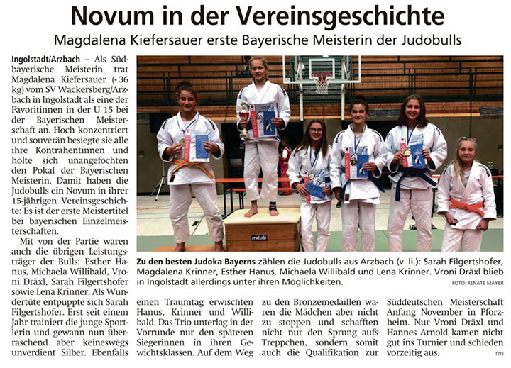 Novum in der Vereinsgeschichte