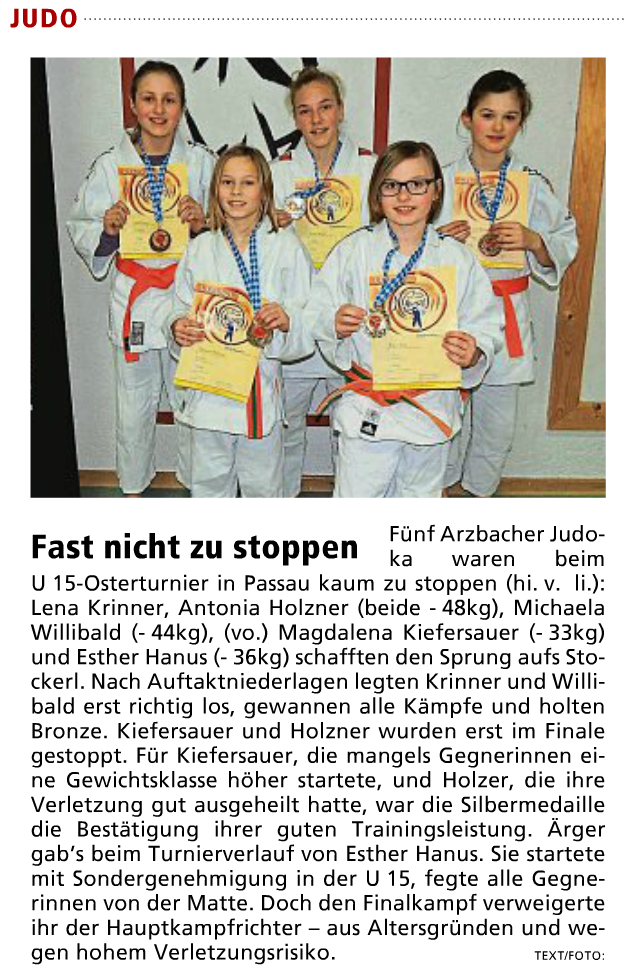 Turnier in Passau